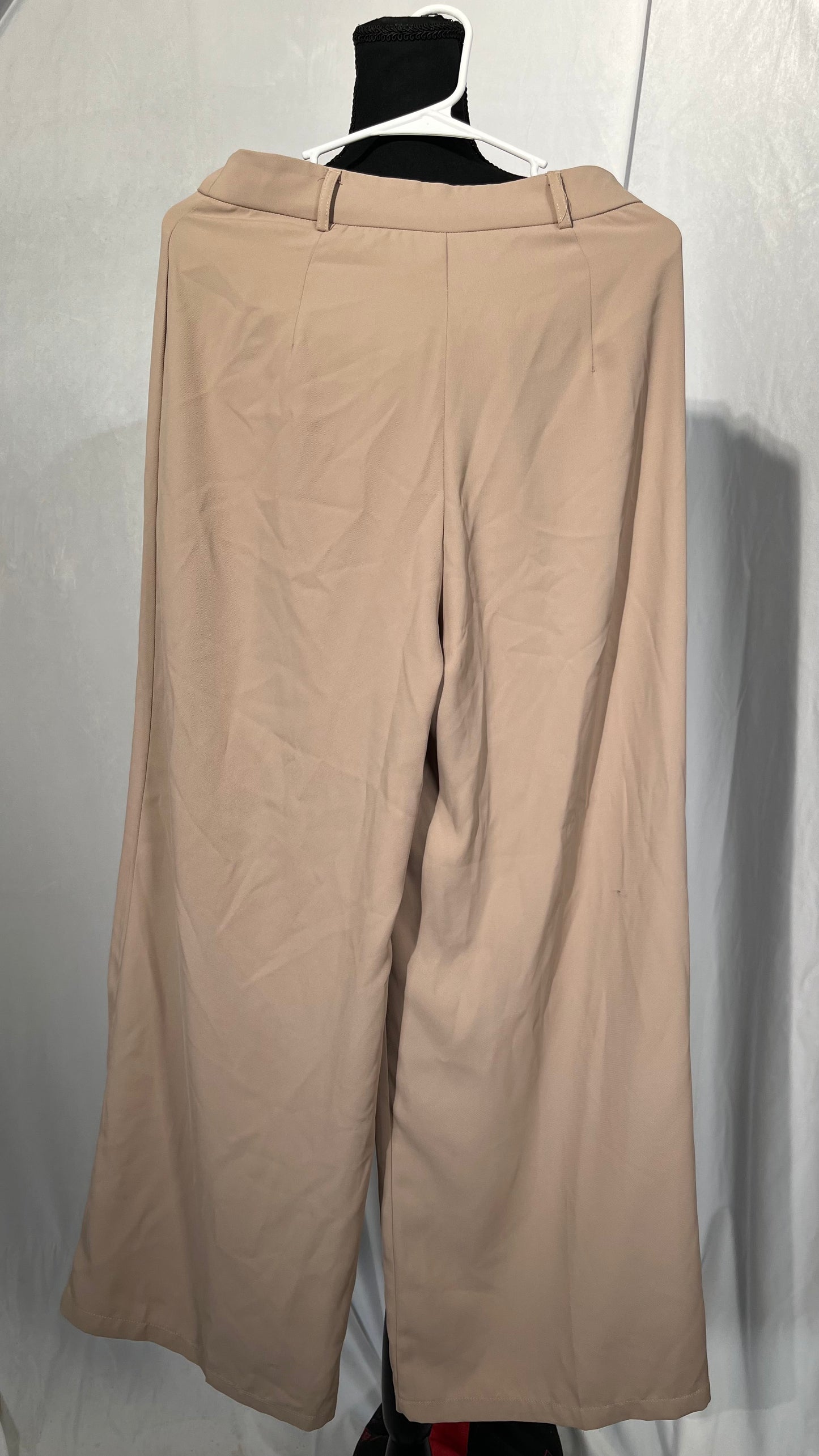 Plus Size Womens Winter Pants Pants Color Solid Casual High Button Cotton Ladies Leg Plus Size Loose Pants for Size 4