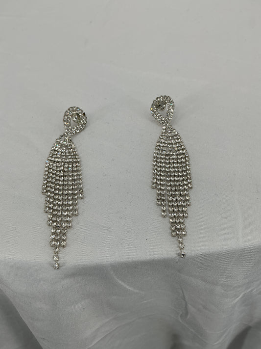 Shimmering Waterfall Tassel Earrings