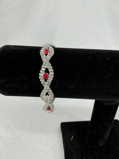 Scarlet Symphony Intertwined Bracelet