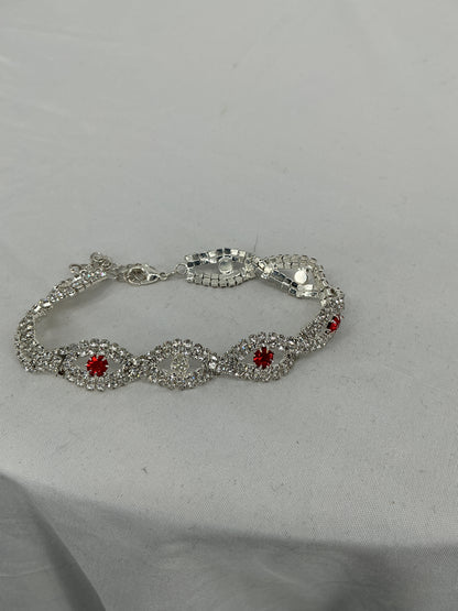 Scarlet Symphony Intertwined Bracelet