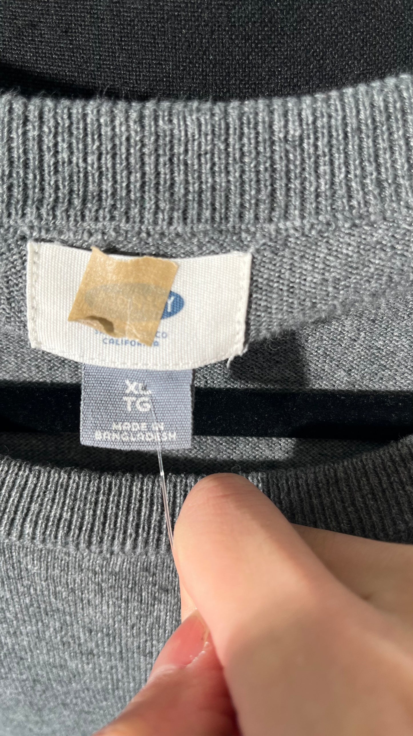 TopTie Men's Winter Sweaters Solid Color Crew Neck  Size XL