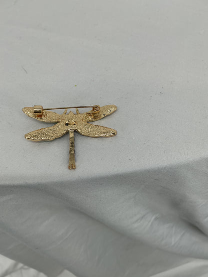 Emerald Wing Enchanted Dragonfly Brooch