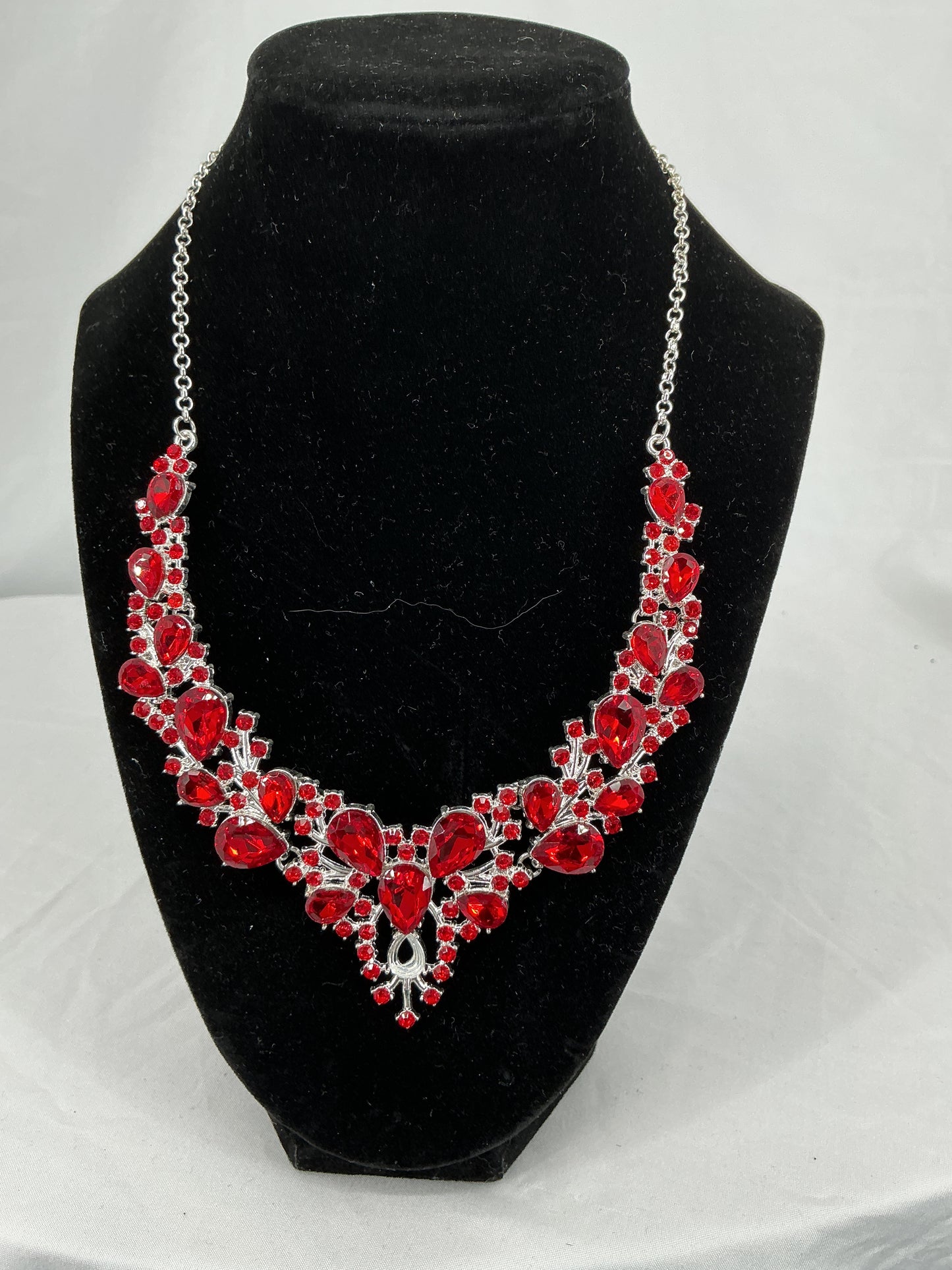 Scarlet Empress Chandelier Bib