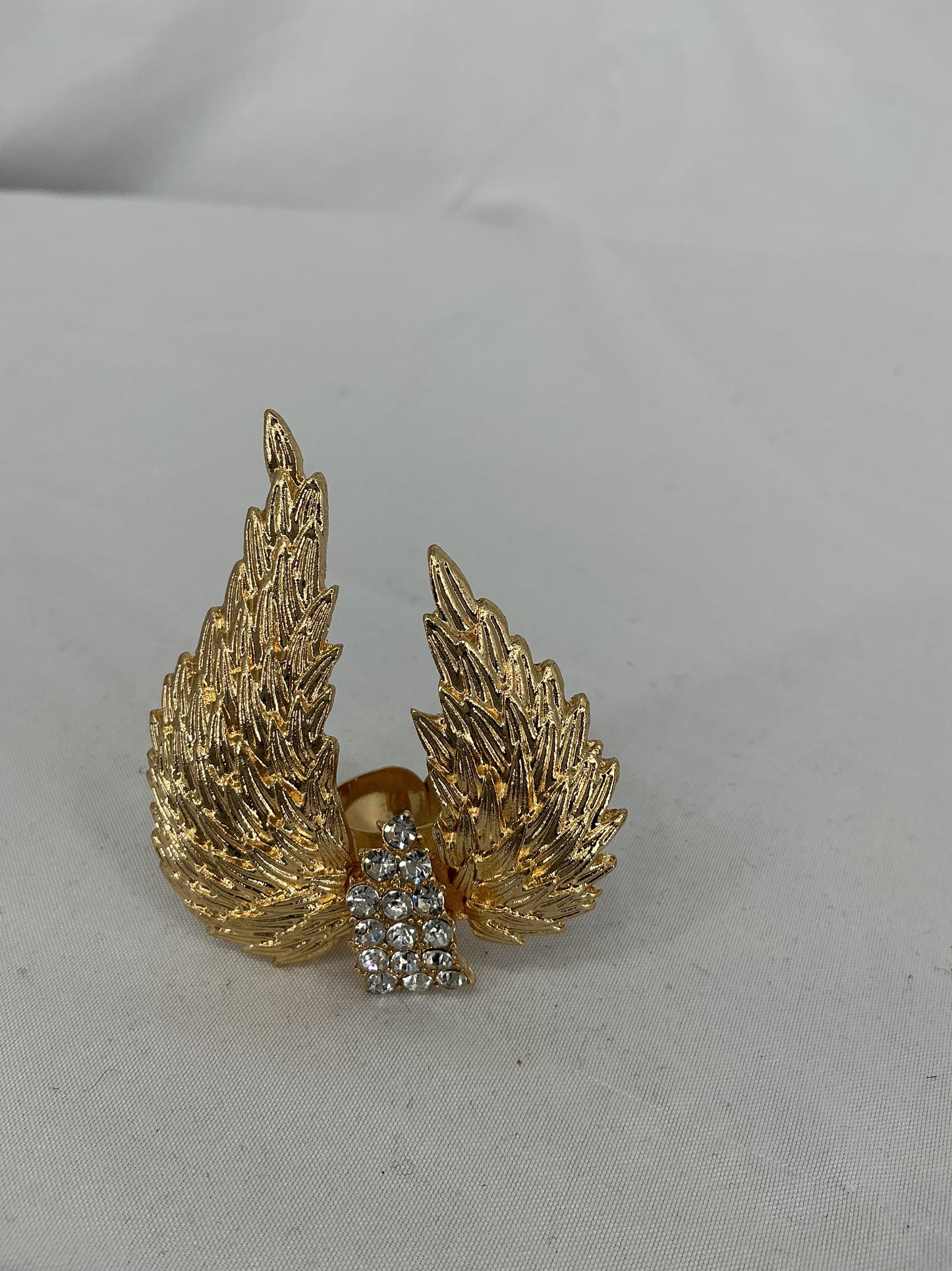 Golden Archangel Wing Brooch