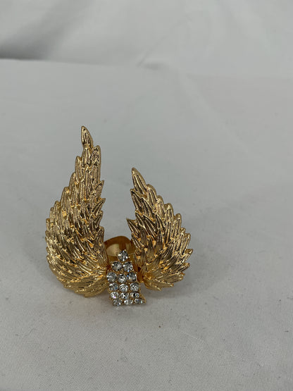 Golden Archangel Wing Brooch