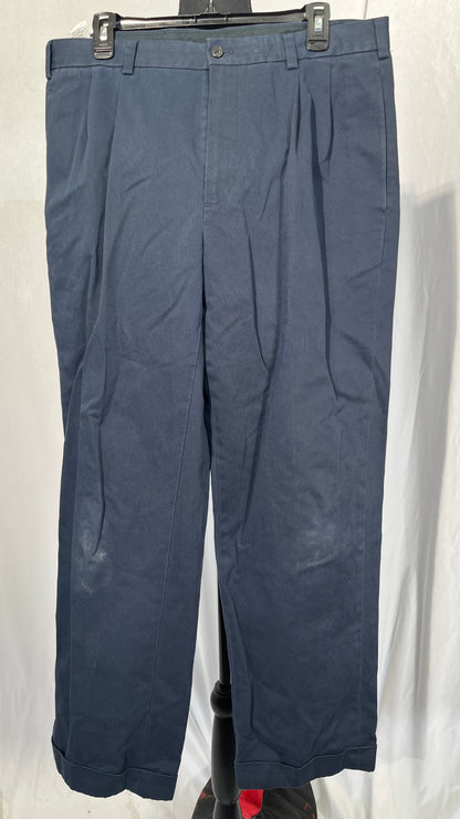 Smitty | BBS-376 | Pleated Plate Pants w/Expander Waist Band | Baseball Softball | Umpire's Choice! size W35