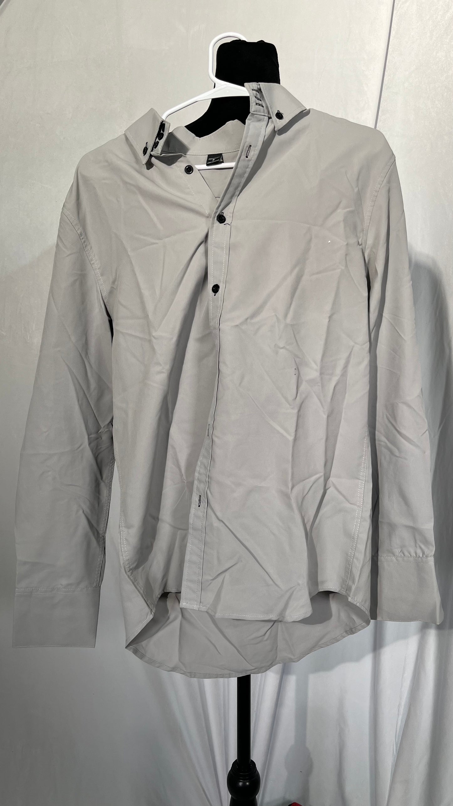 Linen Long Sleeve Shirt Shirts for Men Casual Flax Top Size M