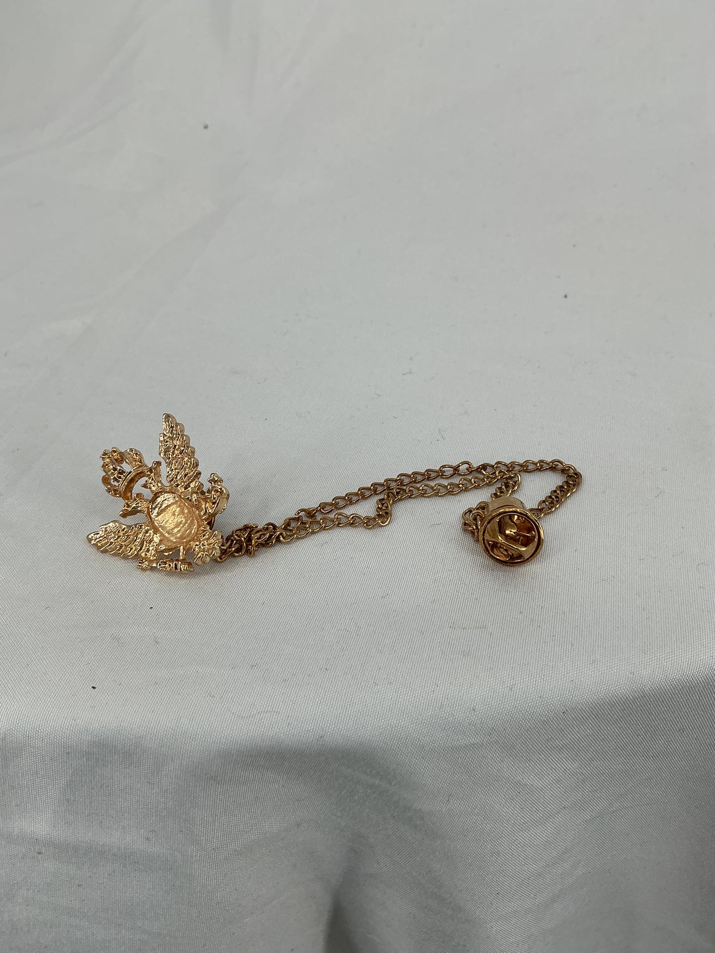 Royal Crest Chain Lapel Pin