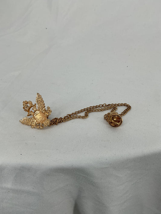 Royal Crest Chain Lapel Pin