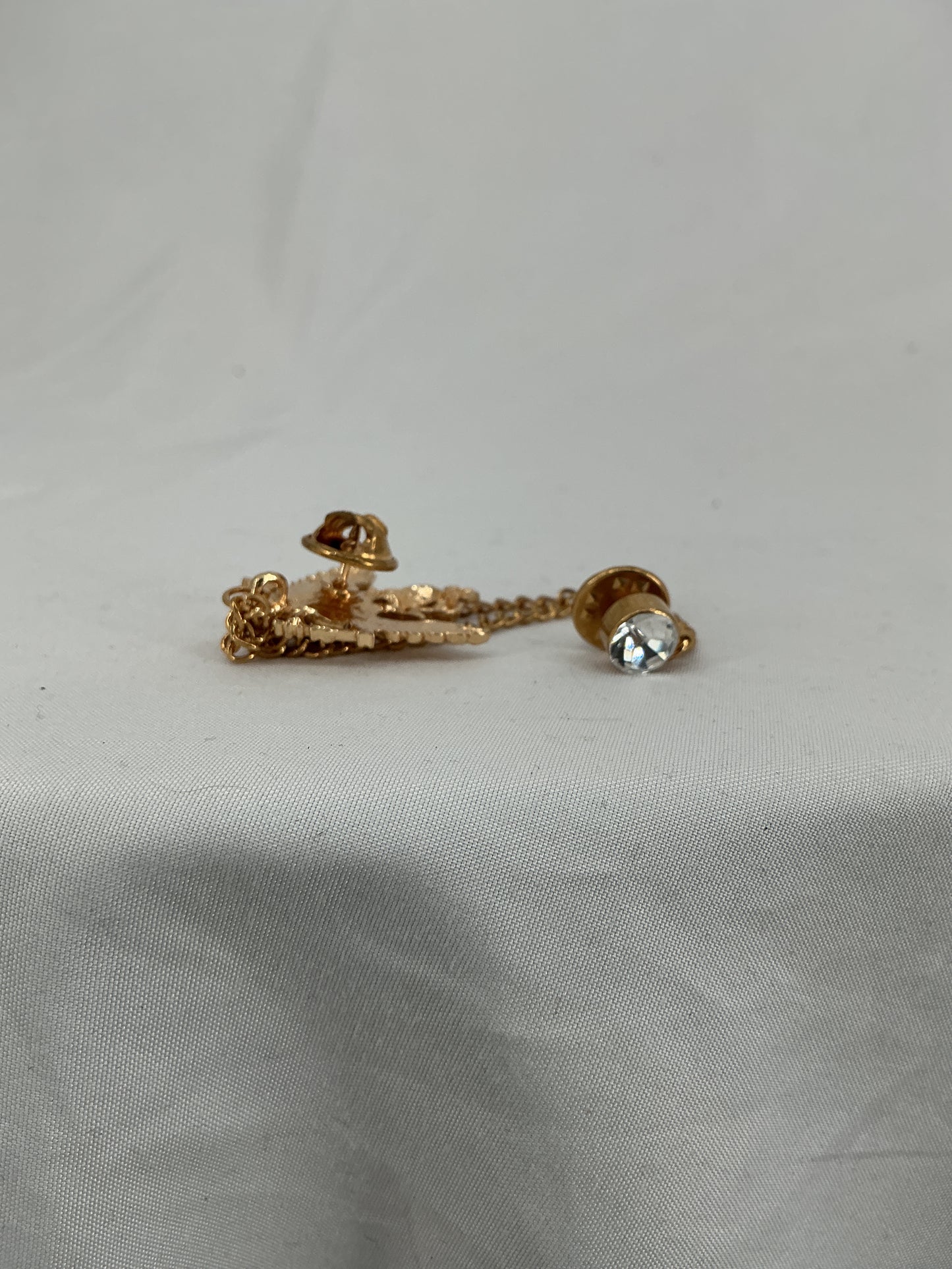 Royal Crest Chain Lapel Pin