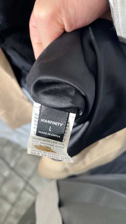 Blazer Men's Suede Fabric Blazer Business Casual Button Up Tops Office Clothing Plus Size Size L