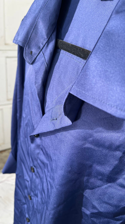 MIOUBEILA Men's Regular-Fit Satin Dress Shirt size M