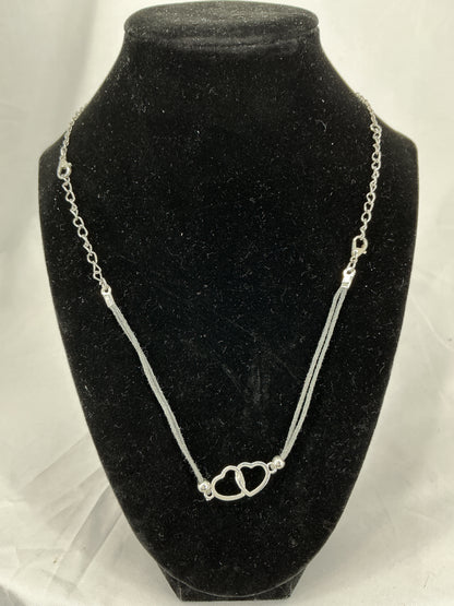 Interlocked Hearts Eternal Bond Necklace