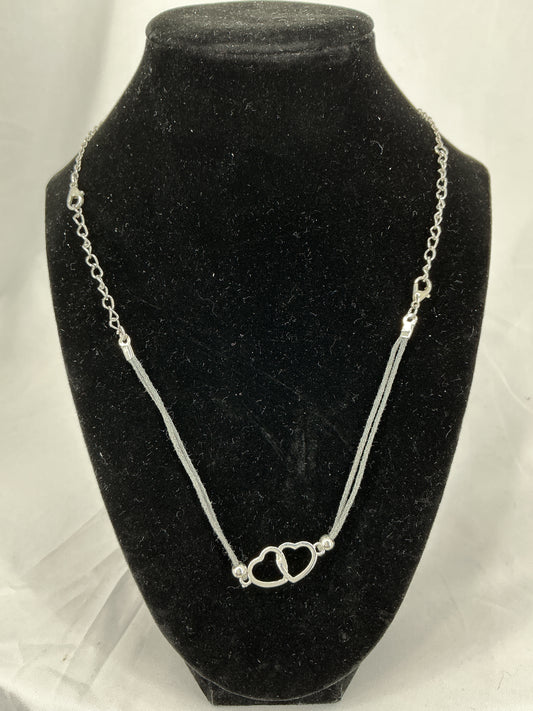 Interlocked Hearts Eternal Bond Necklace