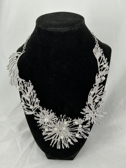Artisan Silver Frost Anemone Collar