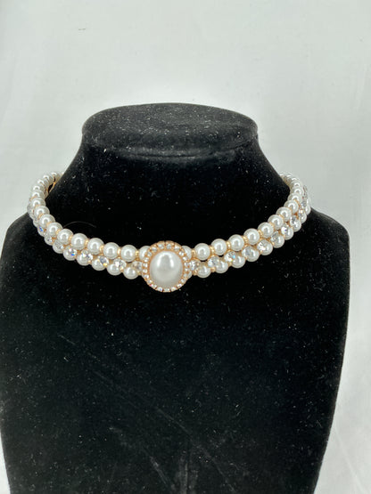 Royal Grandeur Halo Pearl Statement Necklace