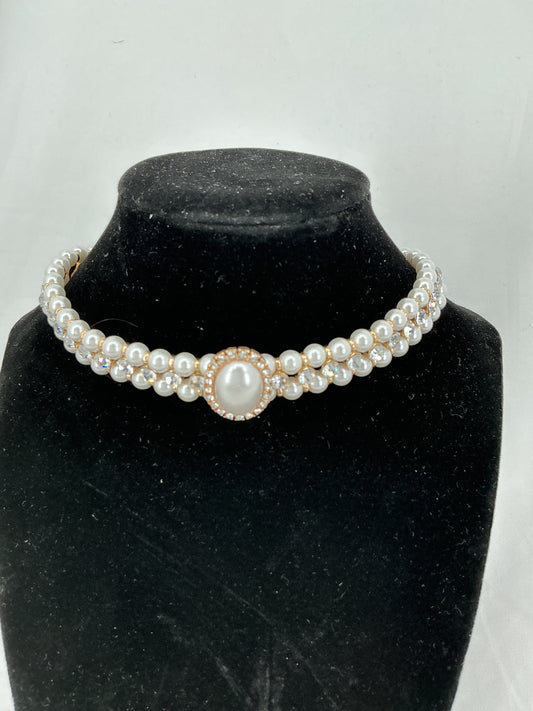 Royal Grandeur Halo Pearl Statement Necklace