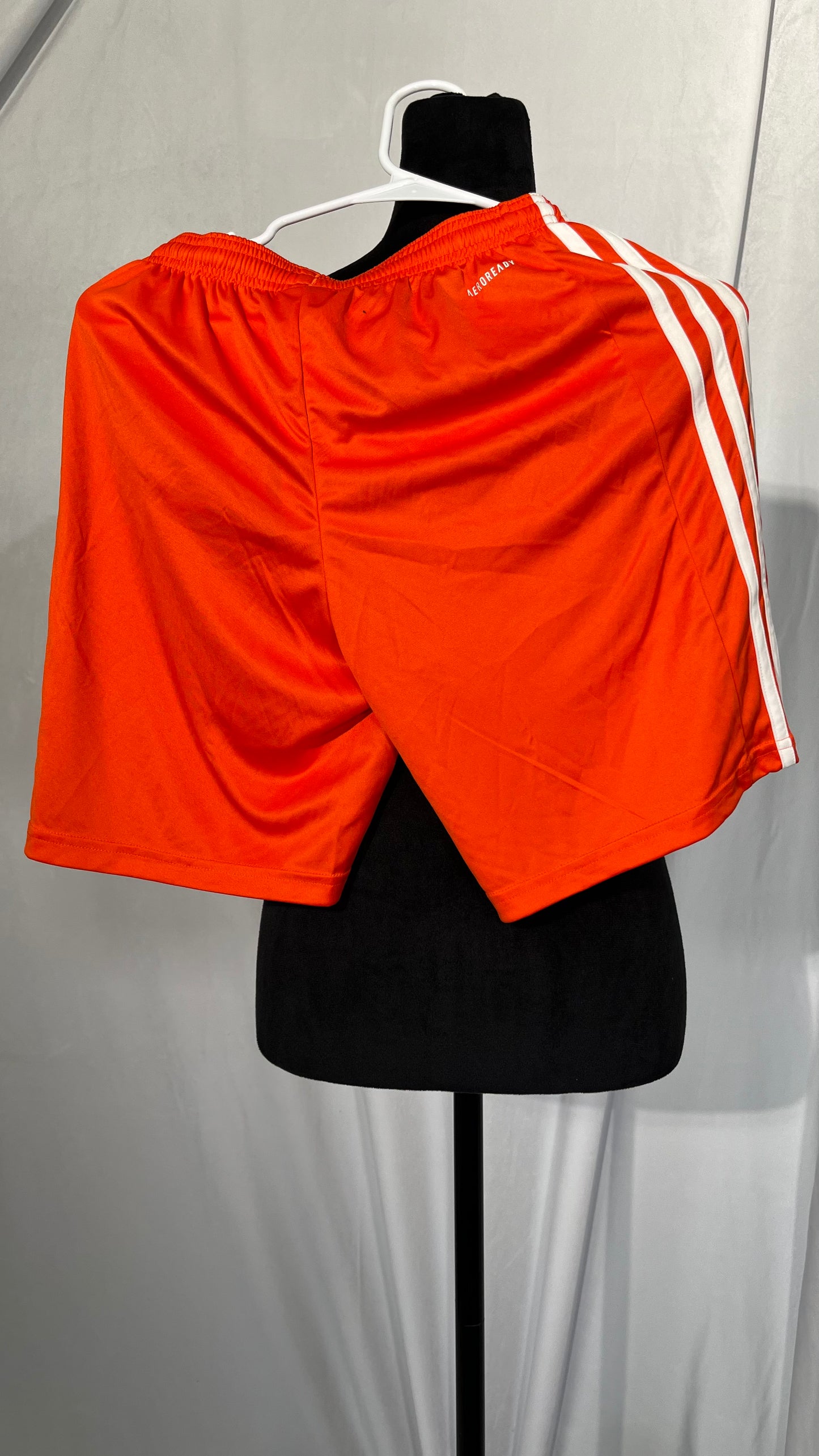 Adidas,Mens,Squad 21 Shorts,Team Orange/White Size L