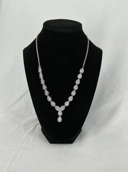 Radiant Teardrop Elegance Necklace