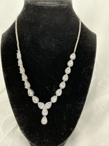 Radiant Teardrop Elegance Necklace