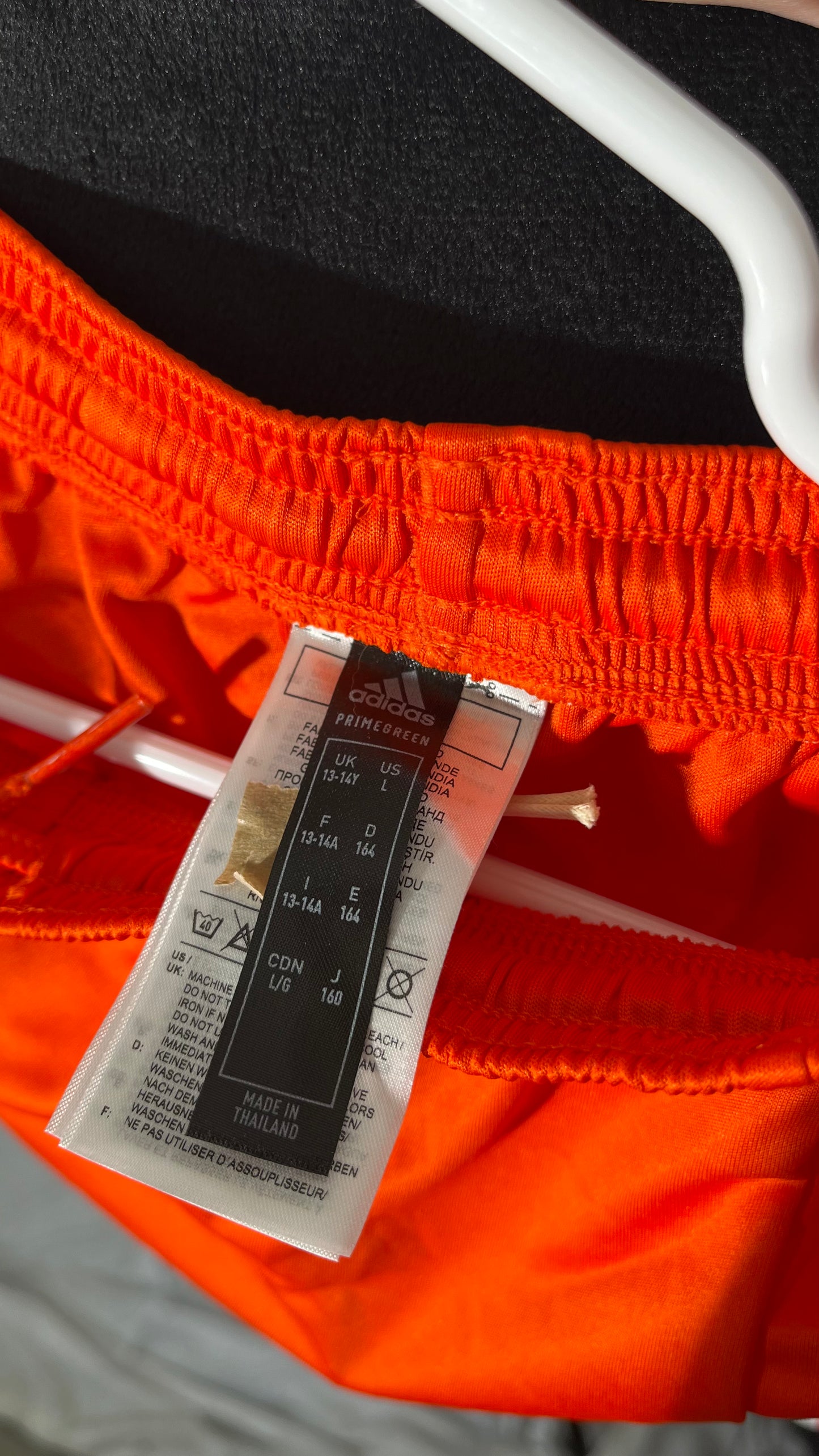 Adidas,Mens,Squad 21 Shorts,Team Orange/White Size L