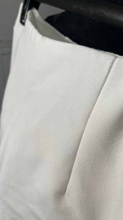 Women's Short Skirts High Waist Slit Hem Mini Skirt Summer Casual Mini Skirts Size S