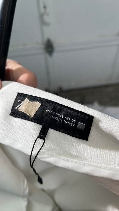 Women's Short Skirts High Waist Slit Hem Mini Skirt Summer Casual Mini Skirts Size S