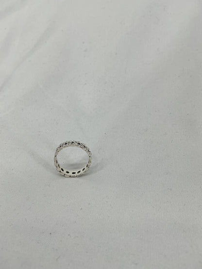 Ornate Lacework Silver Ring