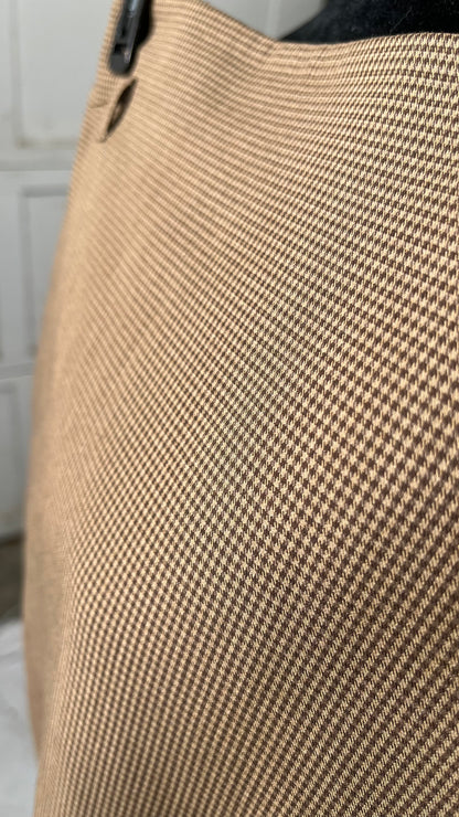 PRETTYGARDEN Women's Fall Midi Pencil Skirts Dressy Casual Work Office High Waisted Long Slit Skirt with Pockets Size S