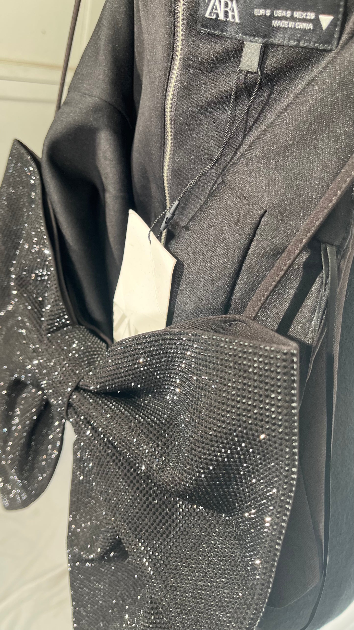 Short black camisole top size S