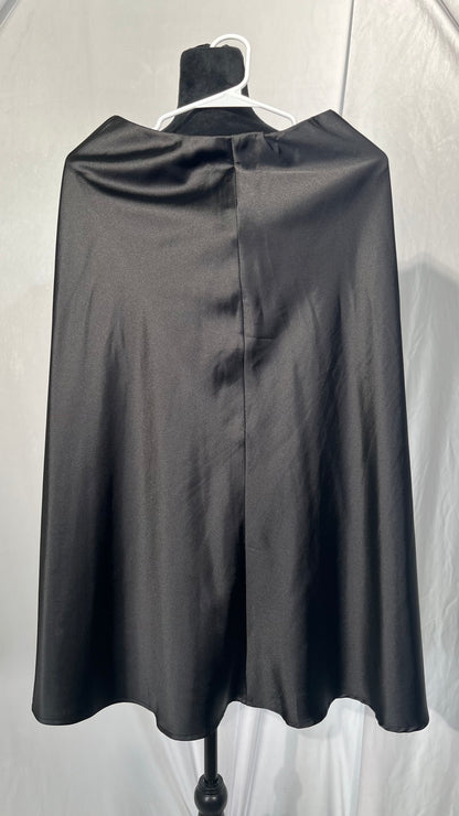 SCARLET DARKNESS Maxi Skirt for Women Summer Flowy A-Line Beach Long Skirt with Pockets Size S