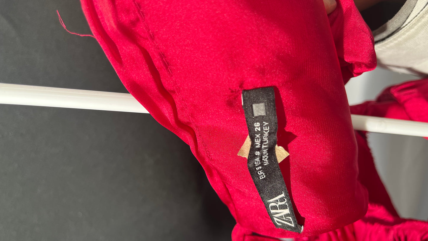 Maternity Dresses Wrap Tulle Maternity Dress Sexy Tube Top Maternity Dress, Trailing Dress Shooting Props, Comfortable Lace Pregnancy Gown (Color : Red, Size : Bust98cm) Size S