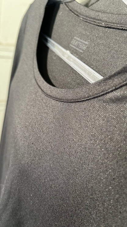 Fair Indigo Women's Organic Cotton Long Sleeve Scoop Neck T-Shirt Size No