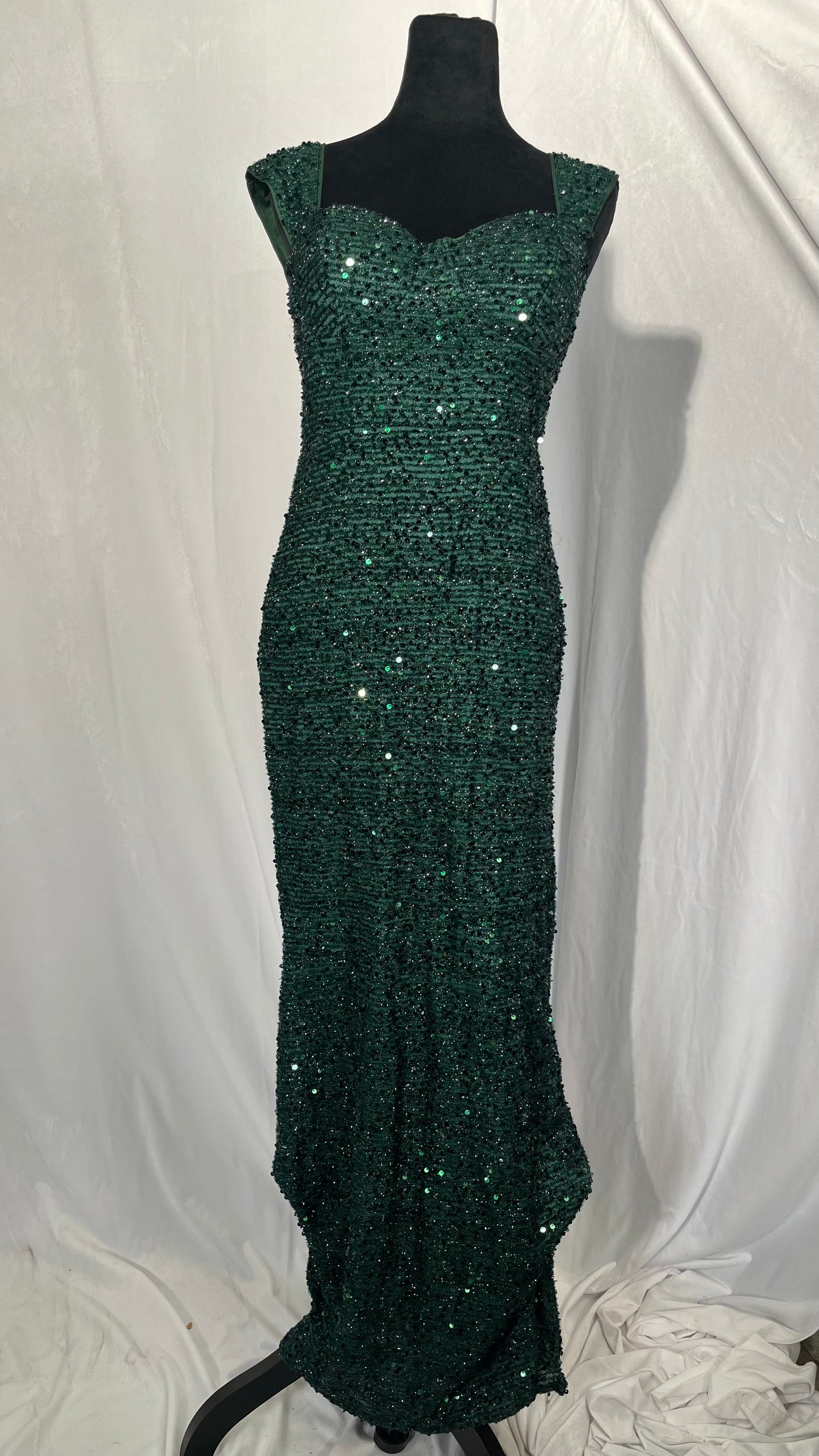 Women's Formal Evening Party Dresses Mermaid Sequins Glitter Wedding Guest Dresses Elegant V Neck Maxi Dress Prom Gown Size S