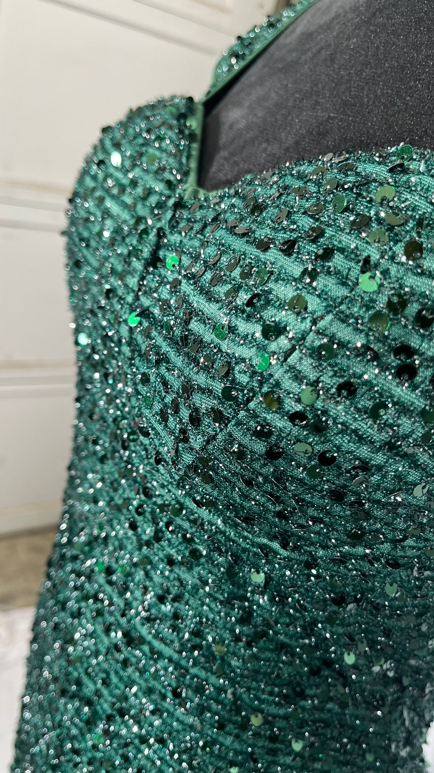 Women's Formal Evening Party Dresses Mermaid Sequins Glitter Wedding Guest Dresses Elegant V Neck Maxi Dress Prom Gown Size S