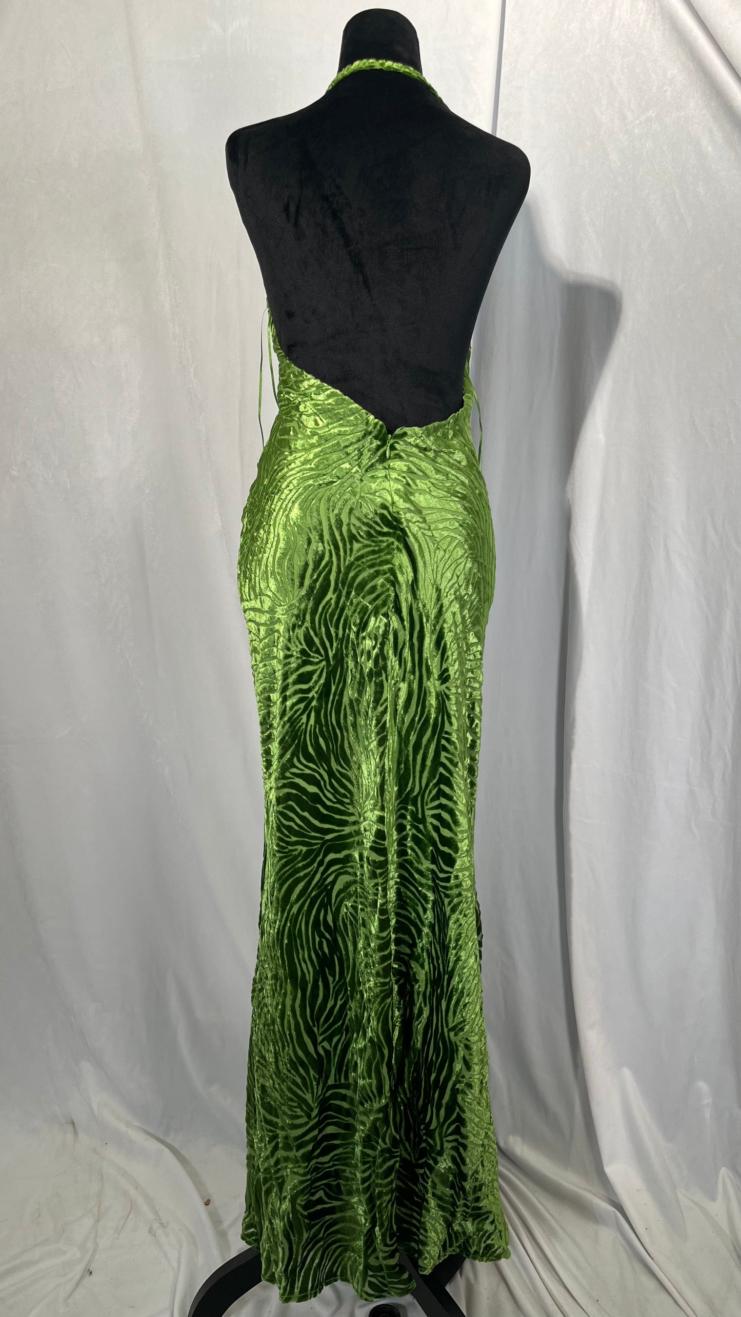 Spaghetti Strap Prom Dress Long Sexy Beaded Formal Dresses Ruched Split Cocktail Dresssize S