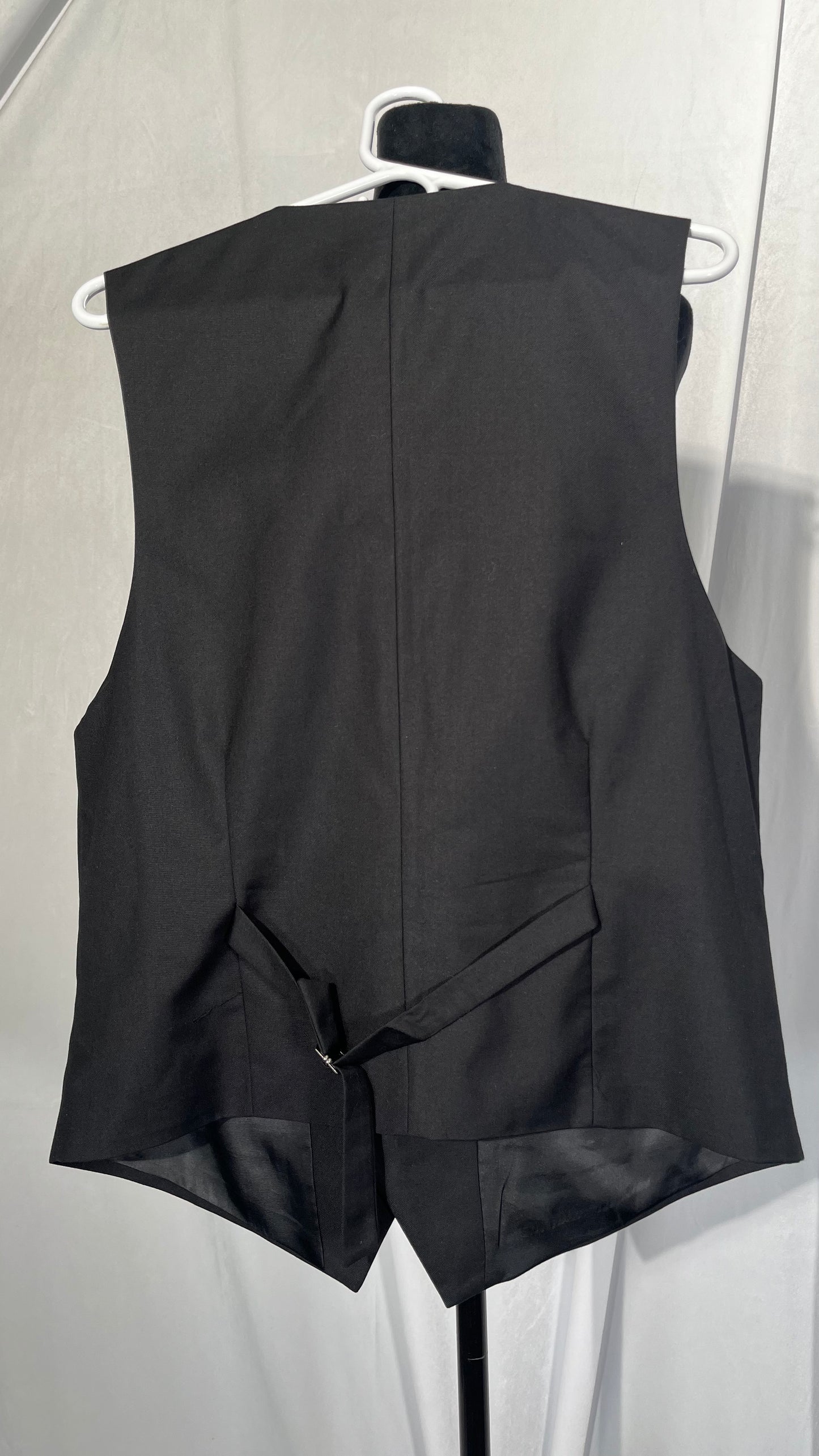 Blitz Moda Black Suit Vest Adult Small Men Formal Church Cocktail  Size L