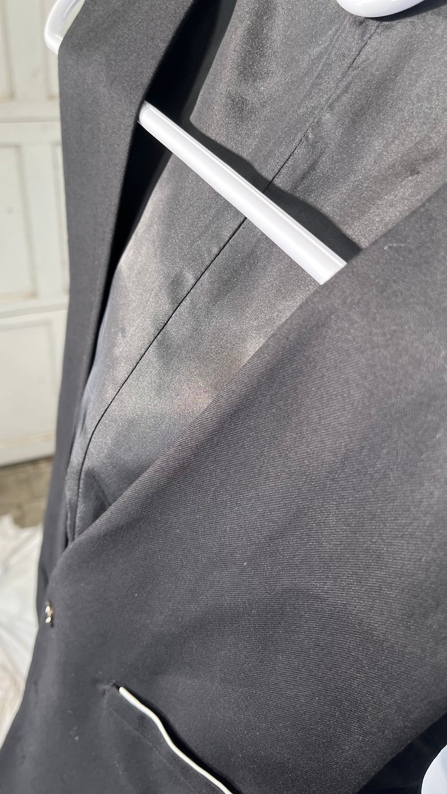 Blitz Moda Black Suit Vest Adult Small Men Formal Church Cocktail  Size L