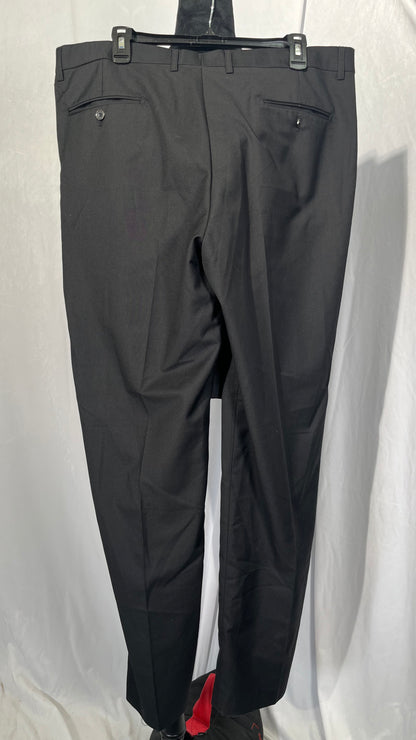 Men's Solid Wide Leg Suit Pants Casual Fashion Baggy Trousers Size 3XL