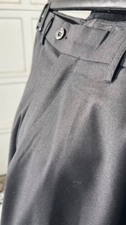 Men's Solid Wide Leg Suit Pants Casual Fashion Baggy Trousers Size 3XL