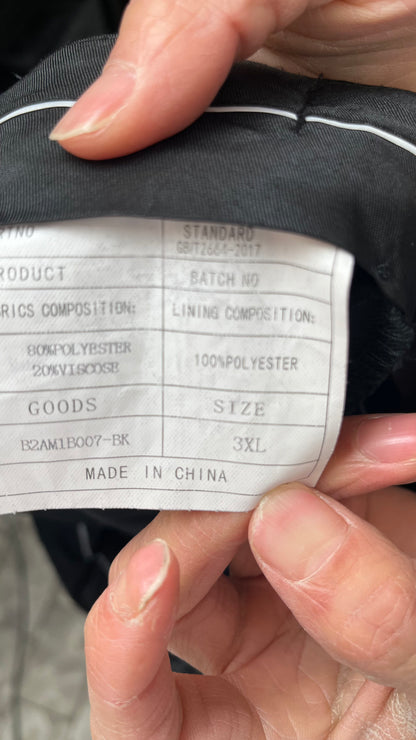 Men's Solid Wide Leg Suit Pants Casual Fashion Baggy Trousers Size 3XL