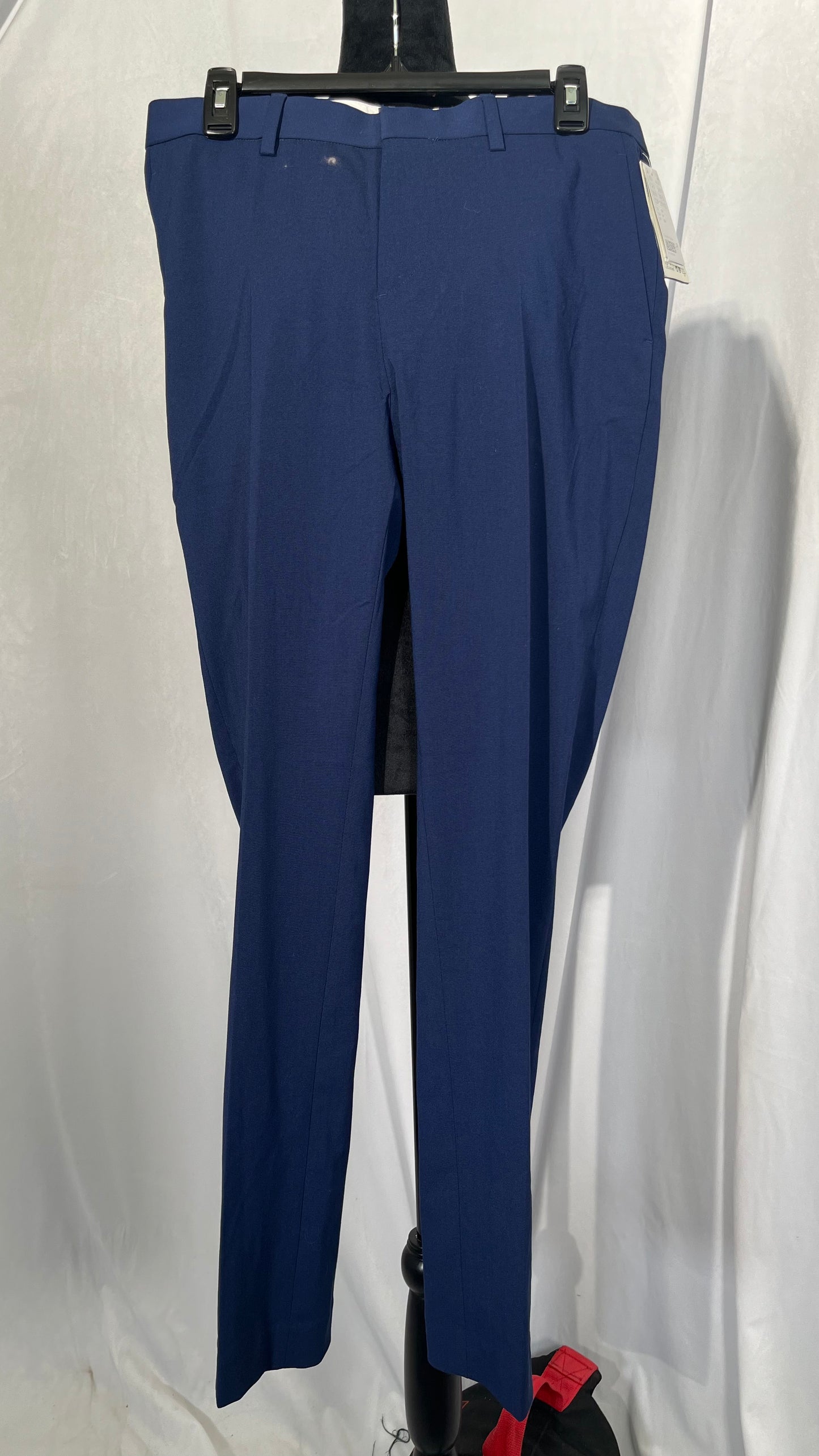 Alfani Women's Tapered Pants Dark Blue Modern Navy 10 Size 33R