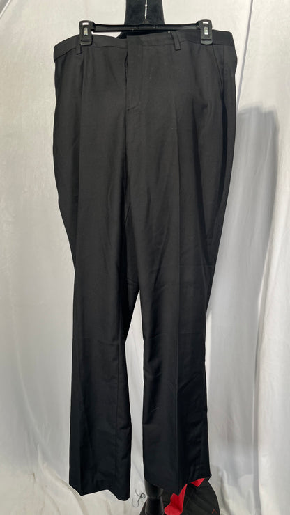 Men Professional Sideband Elastic Band Wide Latin Modern Square Practice Dance Pants Size XL