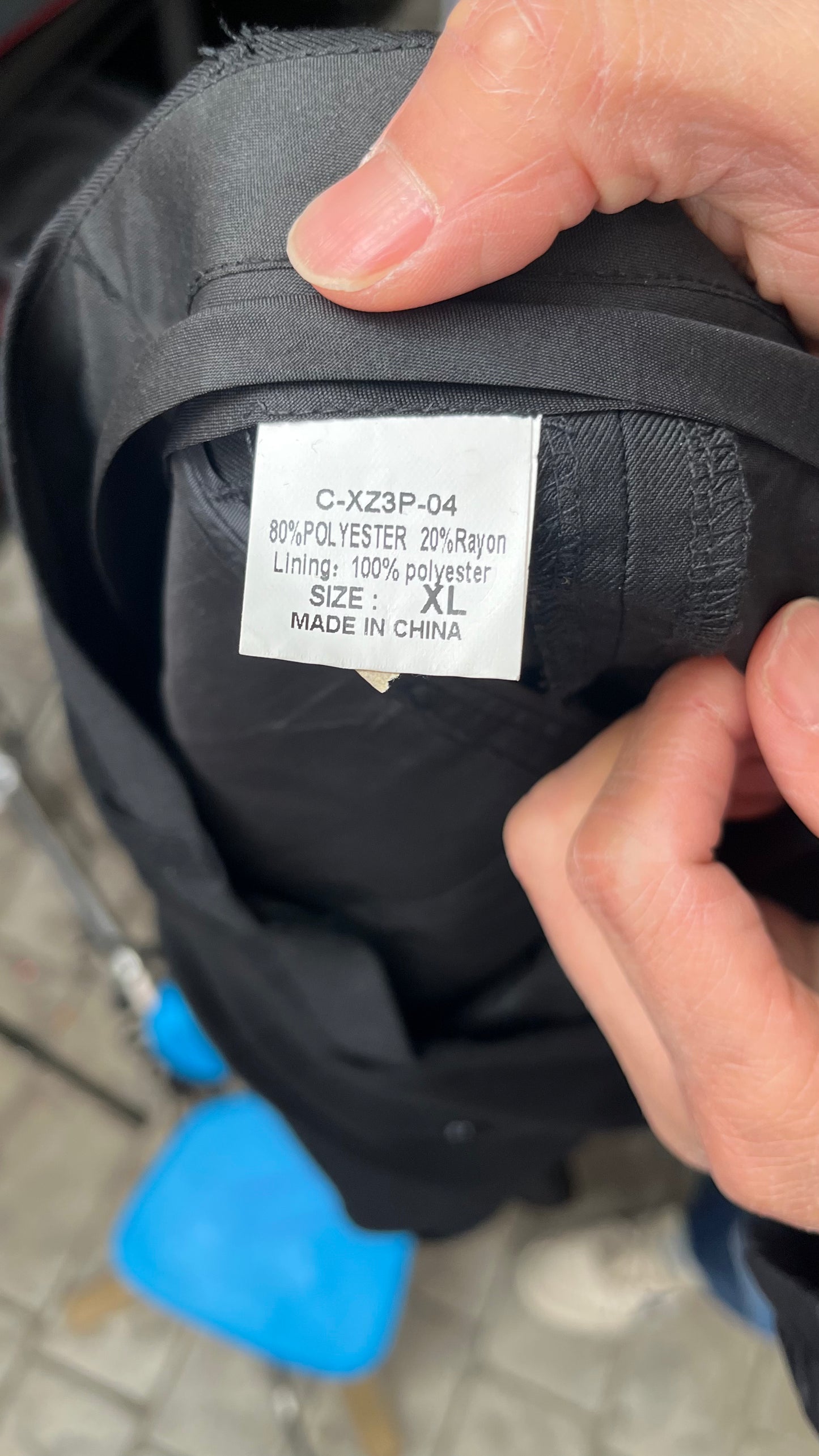 Men Professional Sideband Elastic Band Wide Latin Modern Square Practice Dance Pants Size XL