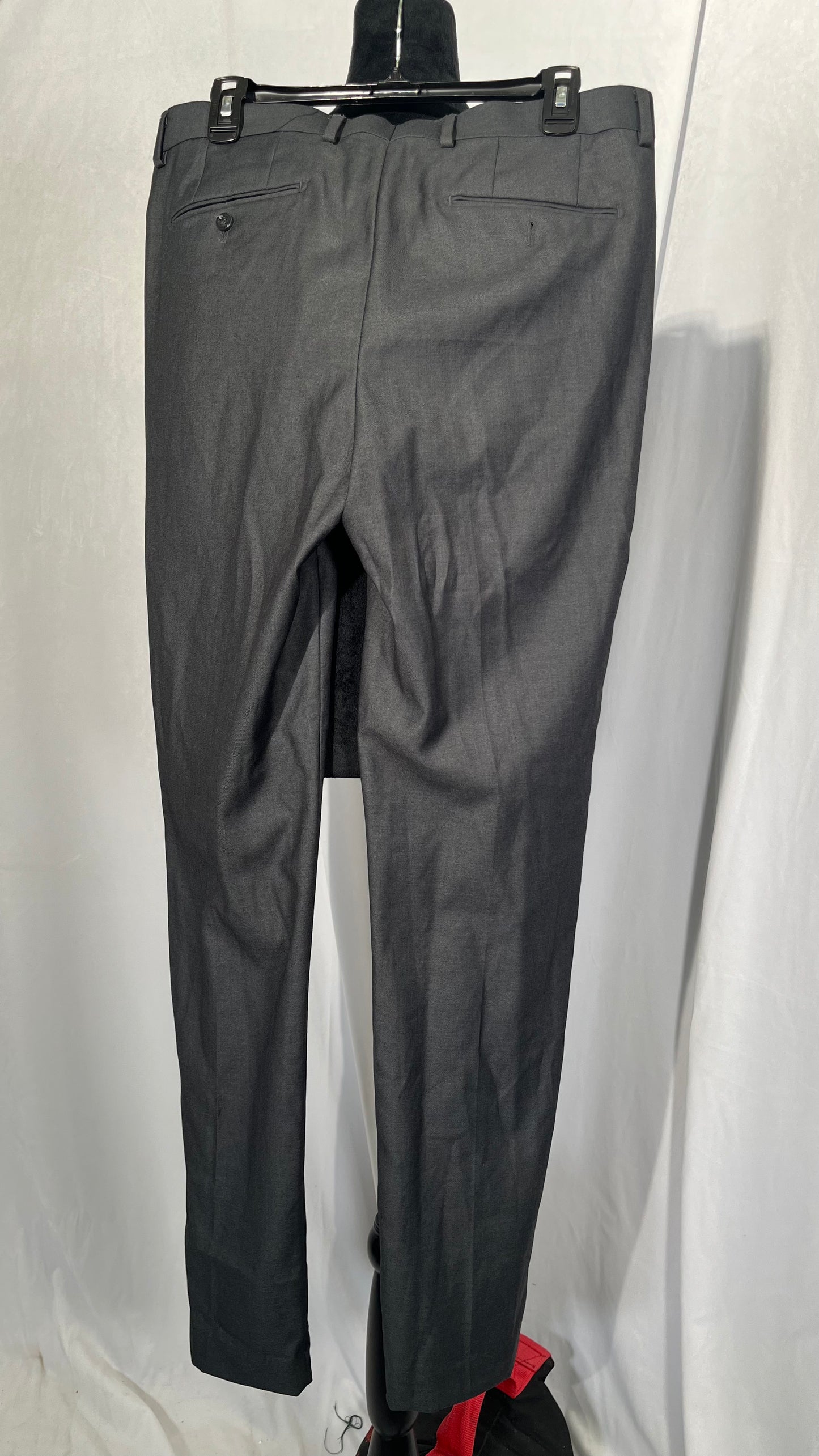 29" Men's Stretch Dress Pants Premium Comfort Classic Casual Business Work Pants for Men Golf Pants Slim Fit Suit Pants Grey size M