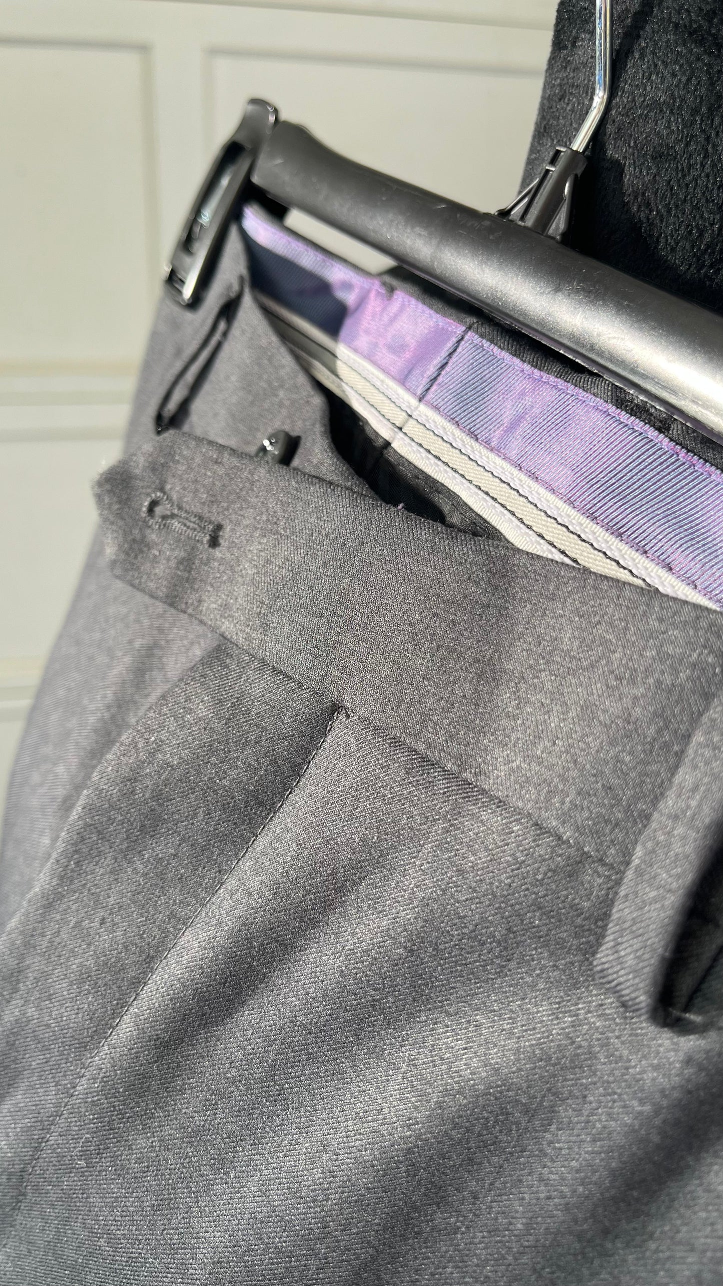 29" Men's Stretch Dress Pants Premium Comfort Classic Casual Business Work Pants for Men Golf Pants Slim Fit Suit Pants Grey size M