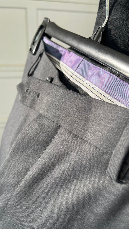 29" Men's Stretch Dress Pants Premium Comfort Classic Casual Business Work Pants for Men Golf Pants Slim Fit Suit Pants Grey size M