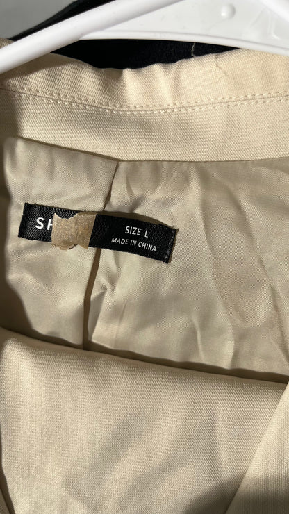 PJ PAUL JONES Mens Casual Blazers Lightweight Cotton-Linen Sport Coat 2 Button Unlined Suit Jacket  Size L