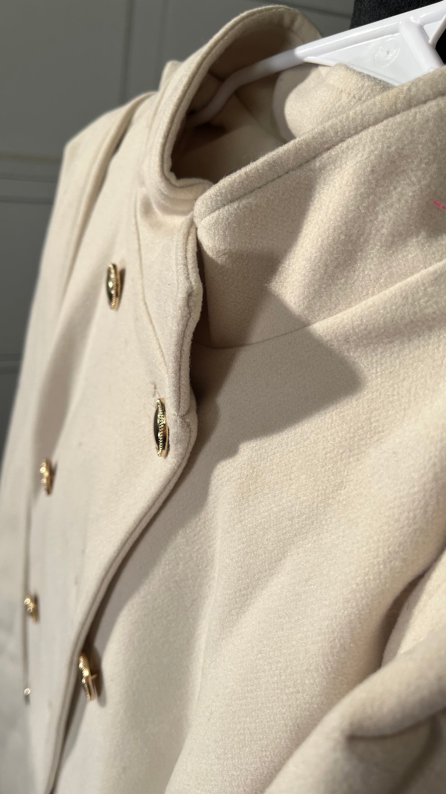 Seta T Women's Double Breasted Peacoat Fashion Winter Outwear Casual Collar Jackets with Pockets Size M