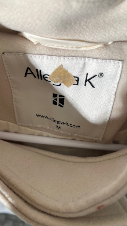 Seta T Women's Double Breasted Peacoat Fashion Winter Outwear Casual Collar Jackets with Pockets Size M